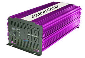 Chinese made off grid inverter.